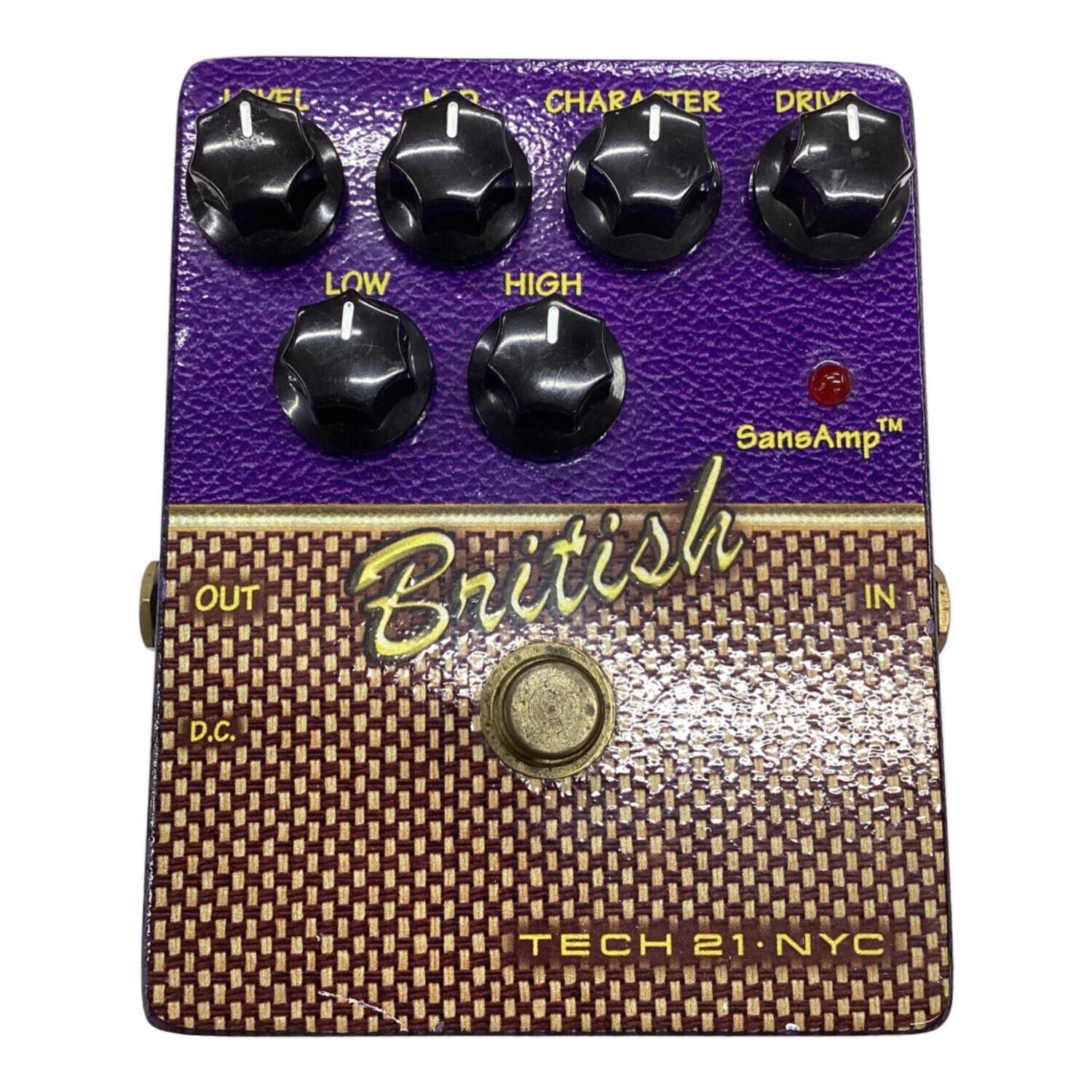 TECH21 (テック21) ギターアンプシュミレータ- SansAmp British USA製