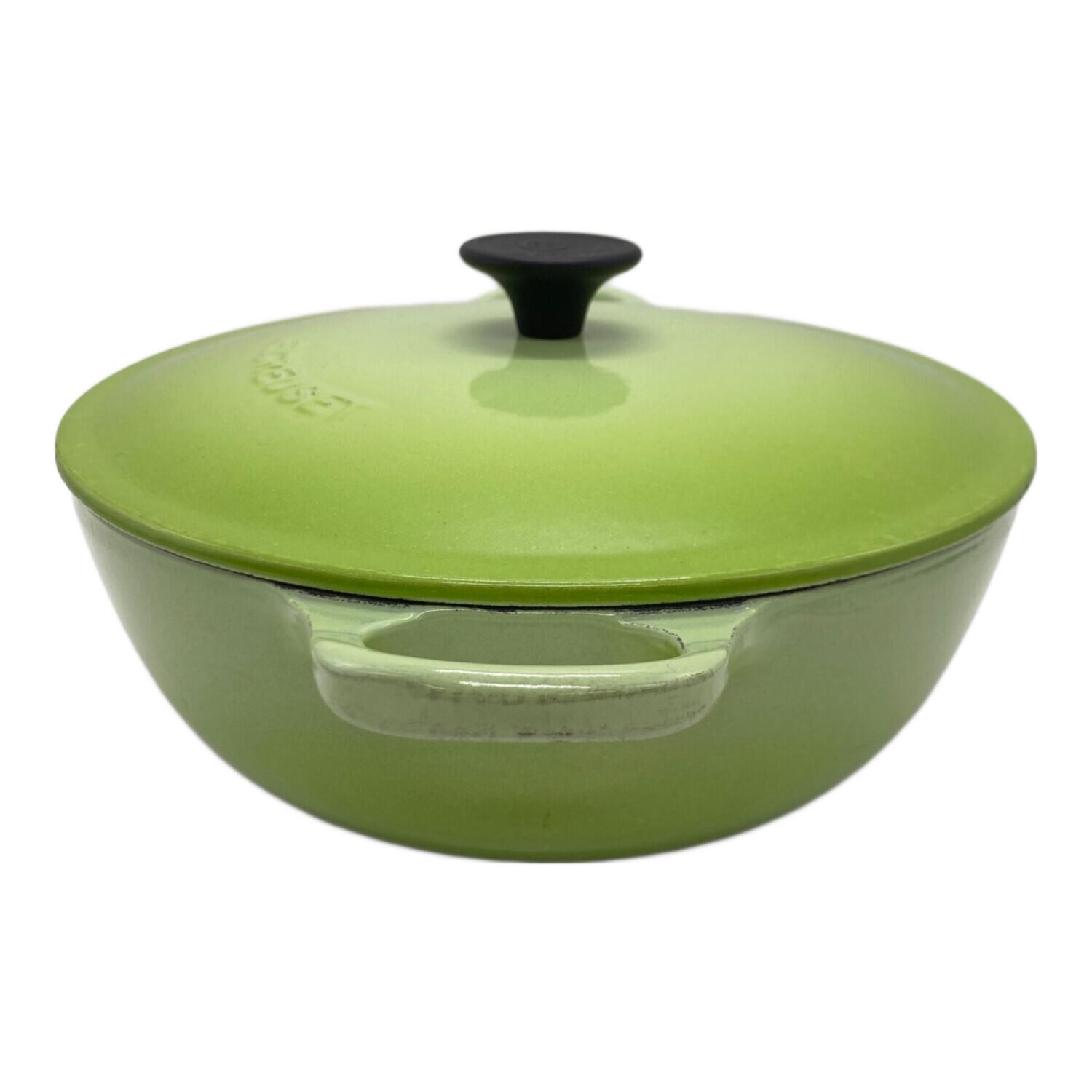 LE CREUSET グリーン 両手鍋 Le Creuset（ル・クルーゼ） 【並行輸入品