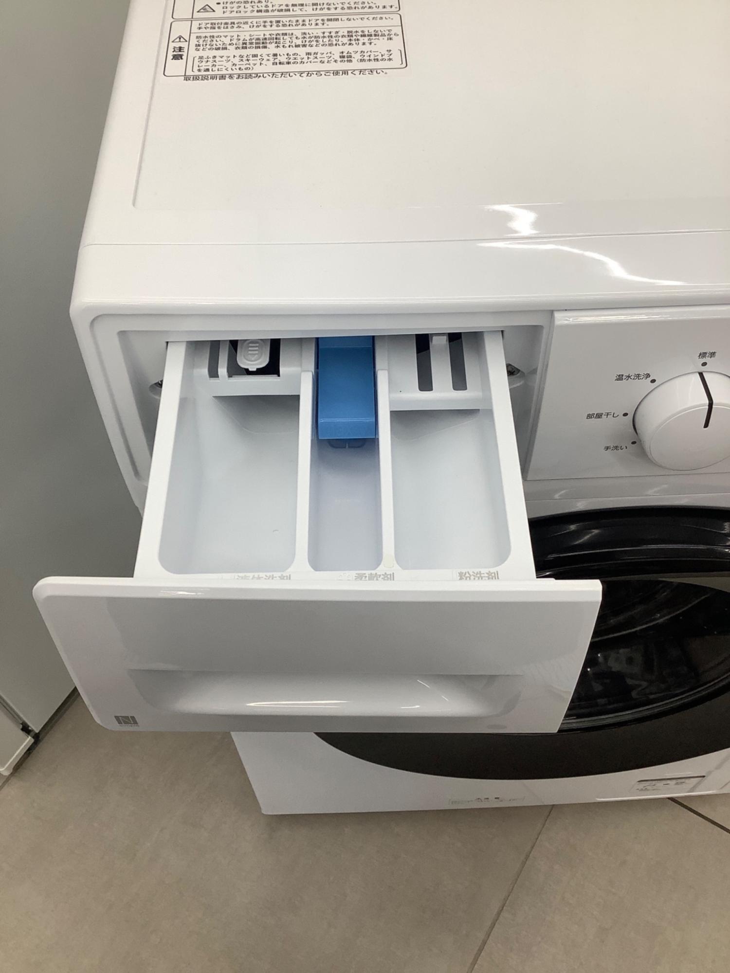 ニトリ ドラム式洗濯機(乾燥機能無し) 131 6.0kg ND60UL1WH 2025年製