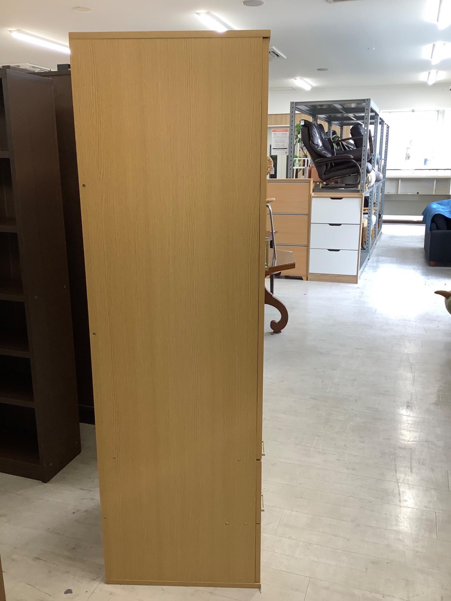 ニトリ ワードローブ ナチュラル 2枚扉 クローネ｜トレファクONLINE