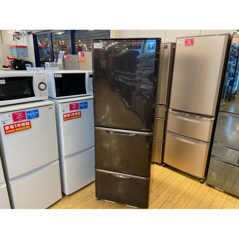 SHARP (シャープ) 3ドア冷蔵庫 SJ-PW35X-T 2012年製 350L 97L