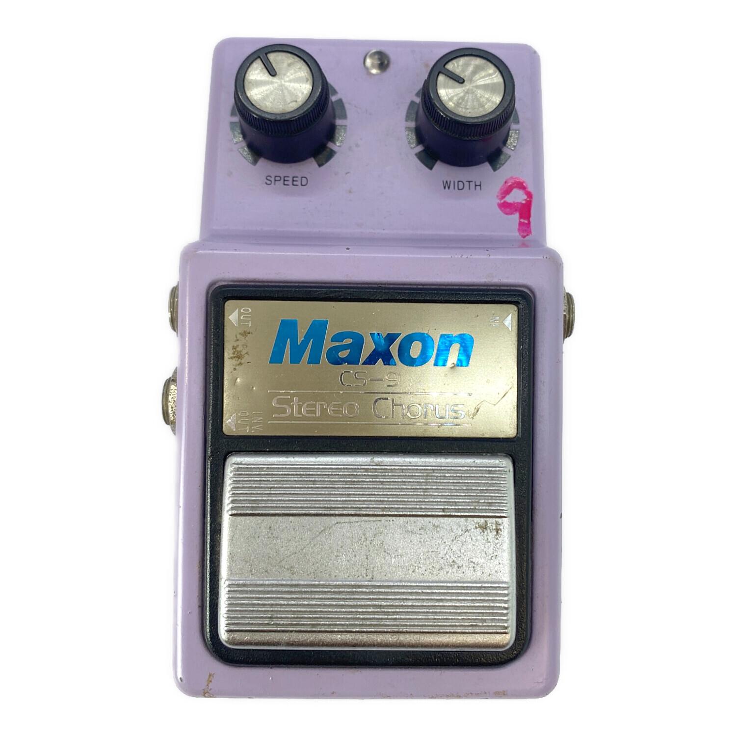 MAXON (マクソン) コーラス USED ジャンク品 Stereo Chorus CS-9 電池