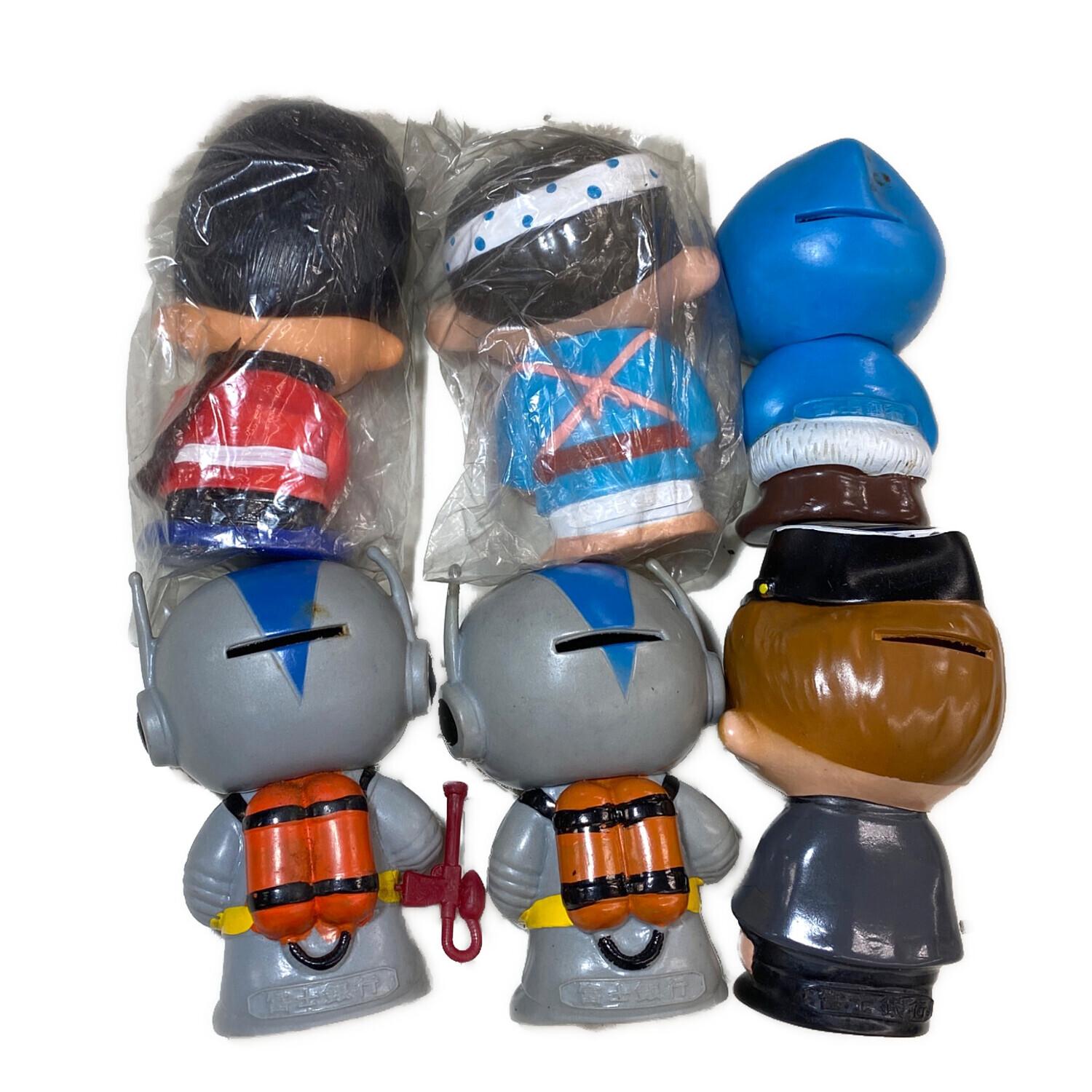 ジャンク 貯金箱 レトロ 昭和 ソフビ ジャングル大帝レオ 近畿銀行