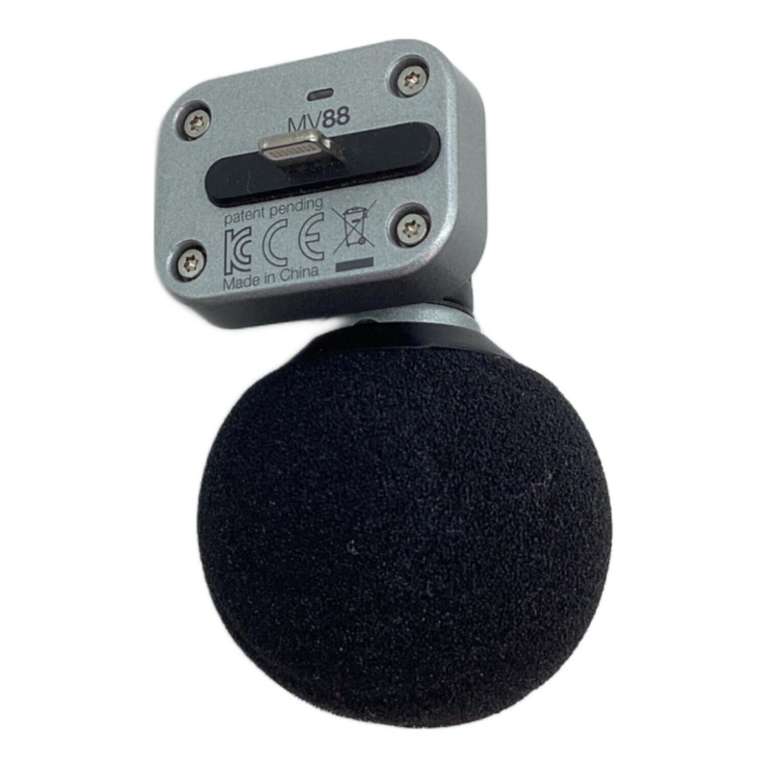 SHURE (シュア) デジタルステレオコンデンサーマイク MV88｜トレファク