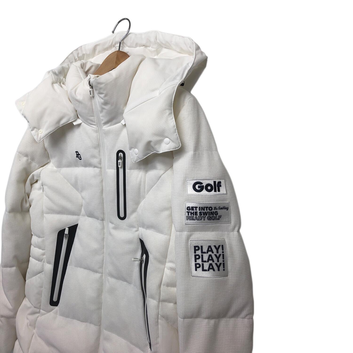 パーリーゲイツ ダウンジャケットブラック・ホワイト迷彩柄 サイズ4 美