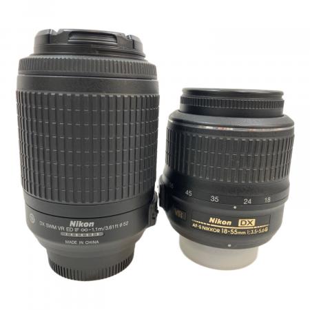 Nikon D3000 ダブルズームキット デジタル一眼レフカメラ ニコン D3000