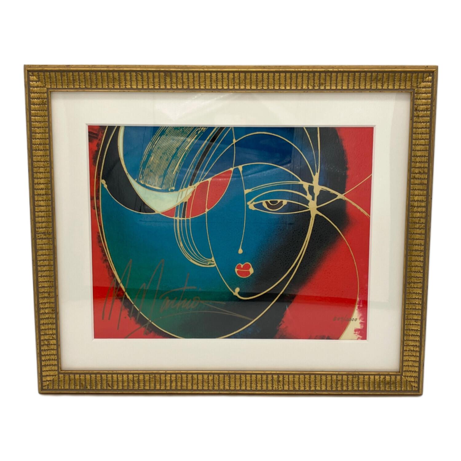 ☆原画 マーティロ・マヌキャン オリジナル作品 1点物 大作 美人画