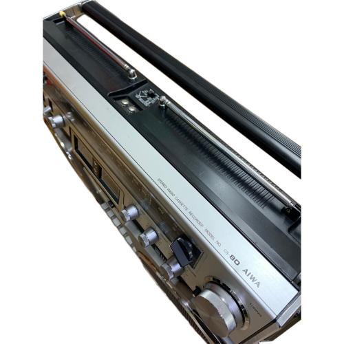 AIWA (アイワ) ラジカセ ステレオラジオカセットレコーダー CS-80 動作