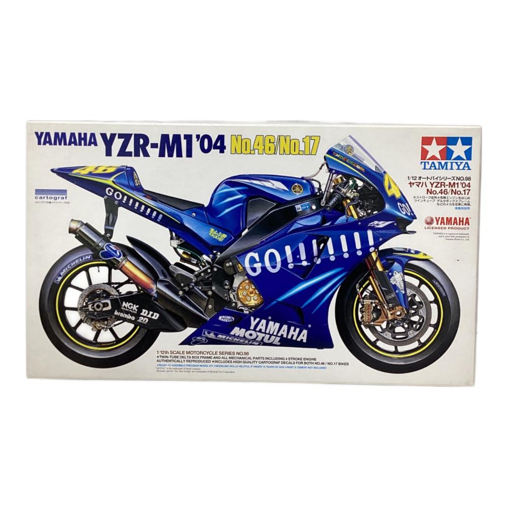TAMIYA (タミヤ) プラモデル 1/12 ヤマハ YZR-M1'04 No.46/No.17