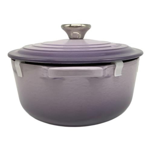 LE CREUSET (ルクルーゼ) 両手鍋 ブルーベルパープル ココットロンド