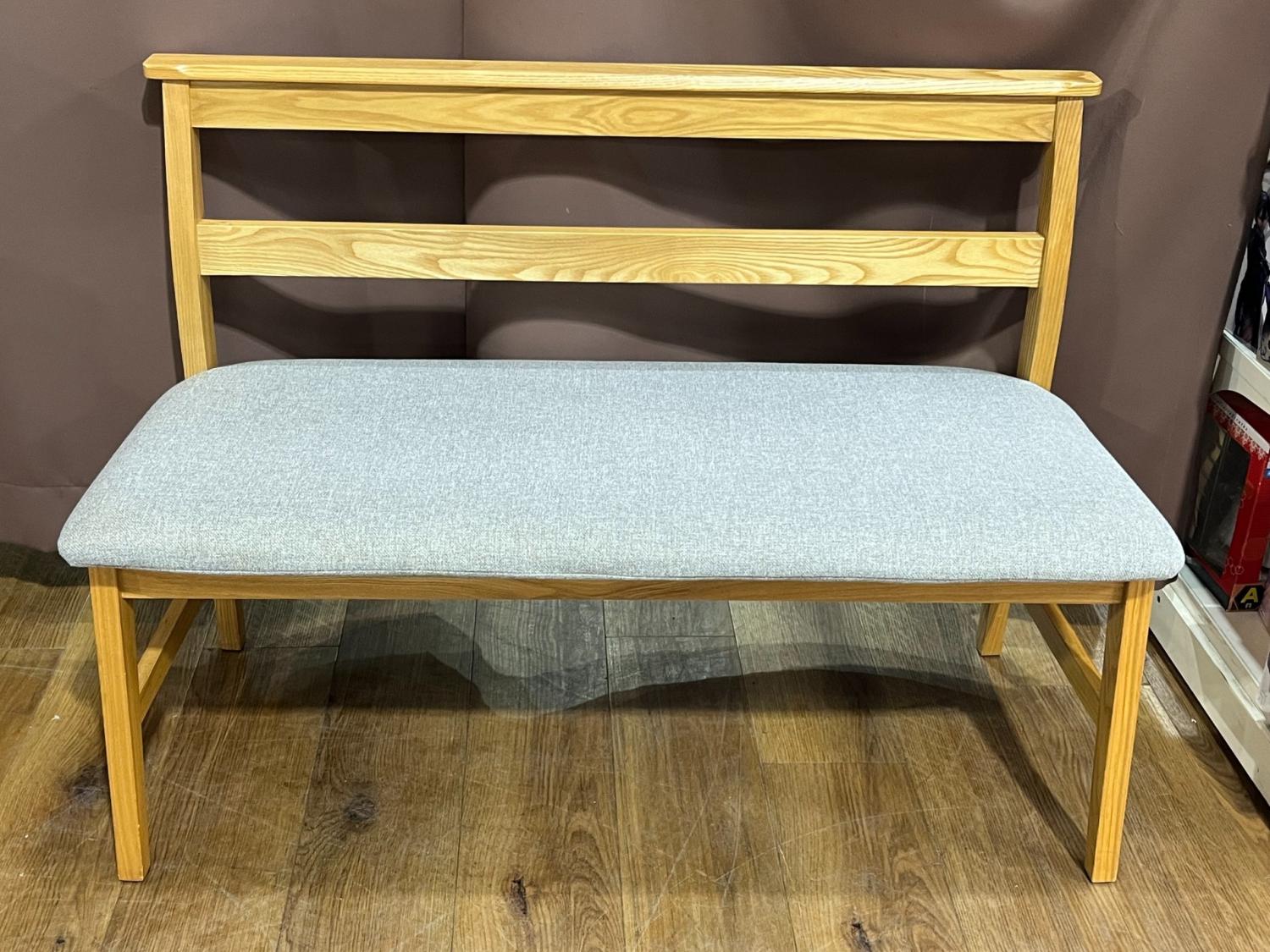 UNICO (ウニコ) ベンチ グレー シグネ｜トレファクONLINE