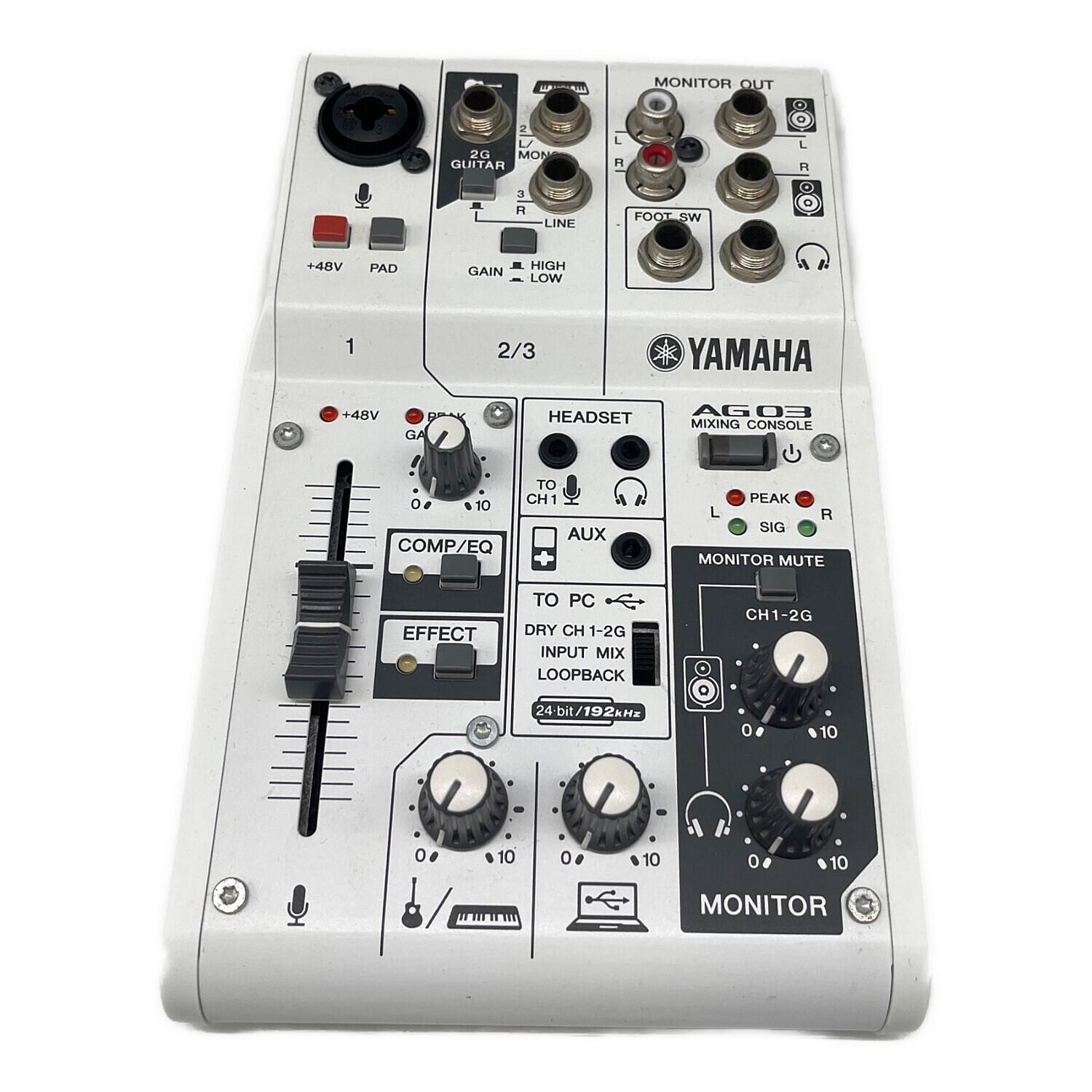 YAMAHA (ヤマハ) オーディオインターフェイス AG03｜トレファクONLINE