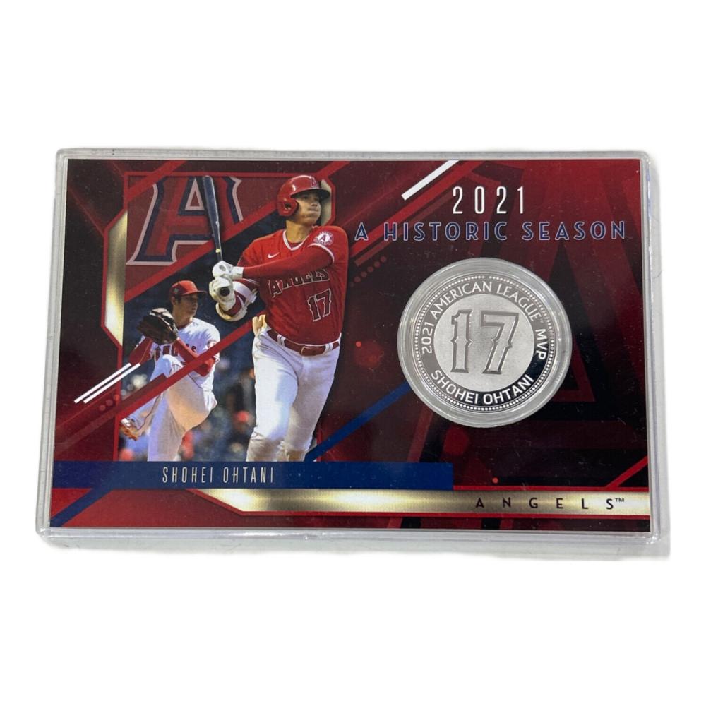 2021 A HISTORIC SEASON 大谷翔平 シルバーコインカード AMERICAN