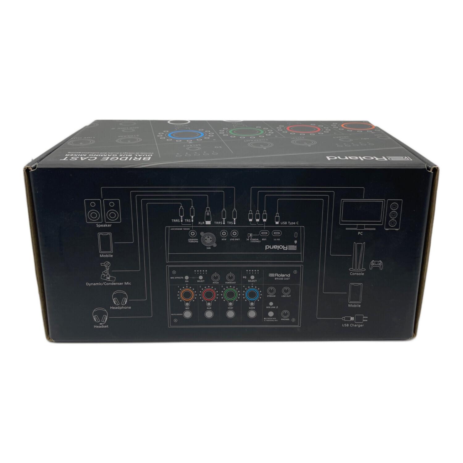 ROLAND (ローランド) デュアルバスゲーミングミキサー BRIDGECSTX 通電