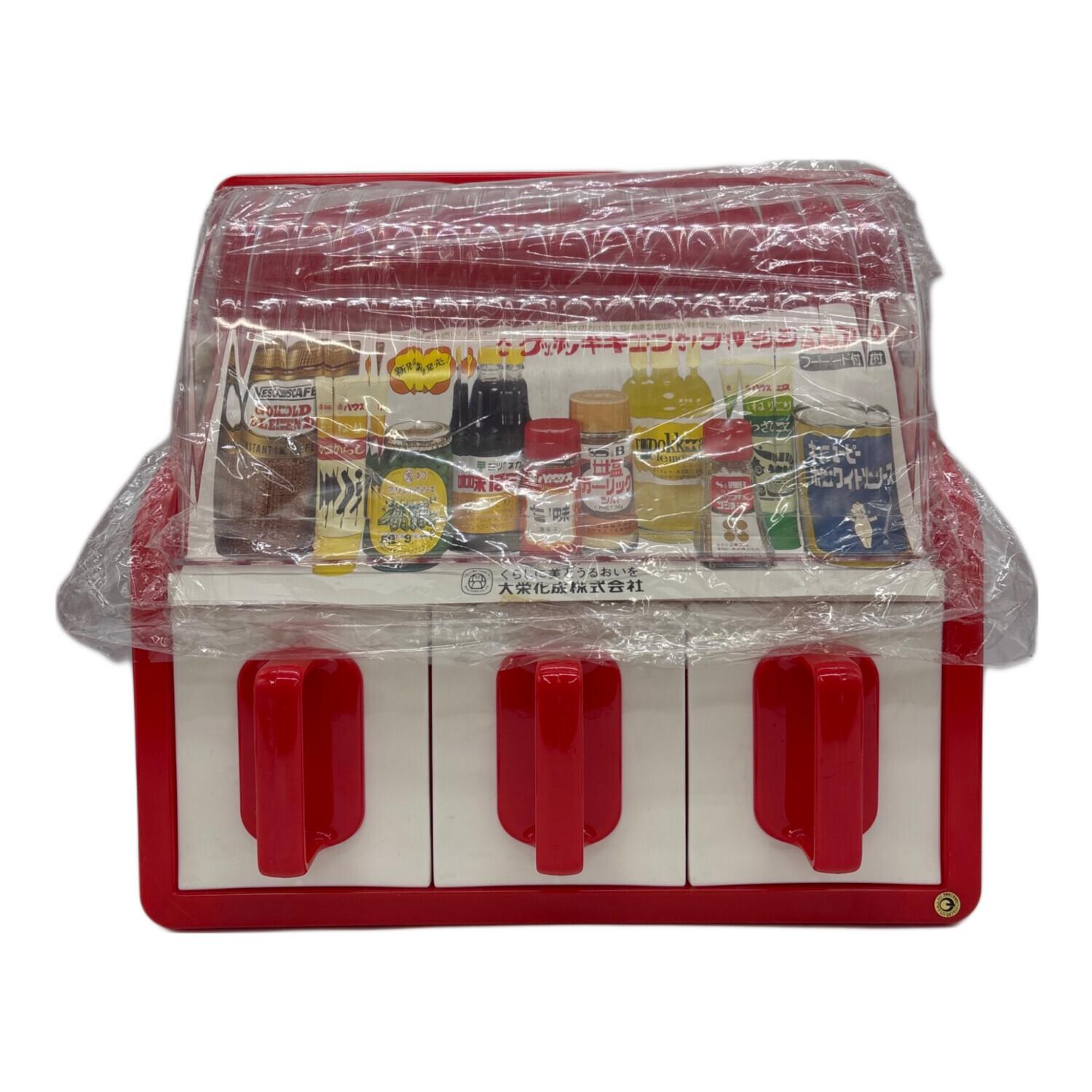 調味料ケース クッキングジョア レッド×ホワイト 未使用品 大栄化成