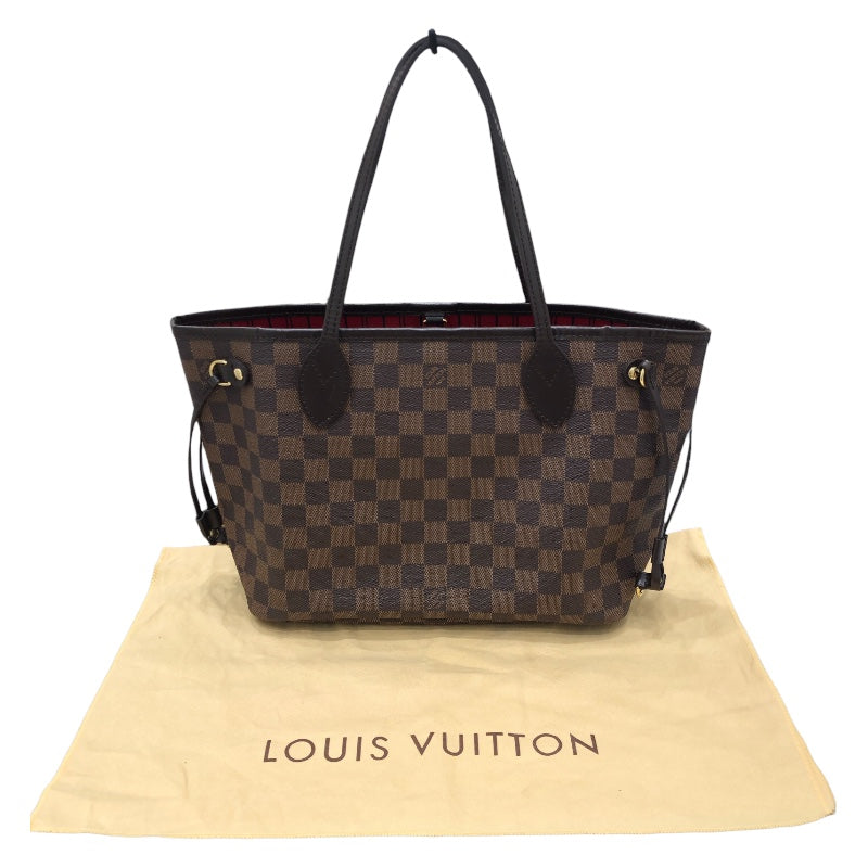 ルイ・ヴィトン LOUIS VUITTON ネバーフルPM N51109 ブラウン ダミエ
