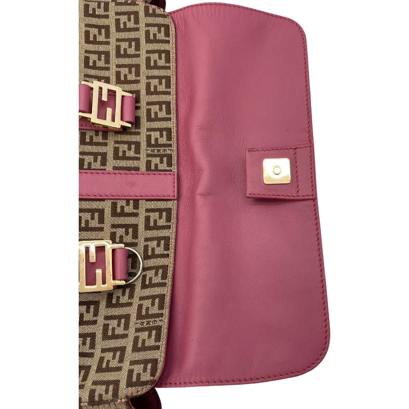 フェンディ FENDI ズッキーノ柄 2WAYショルダーバッグ 8BN228 ピンク