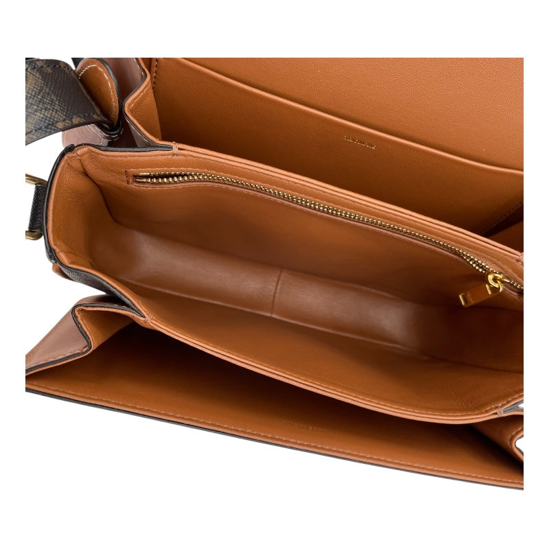 セリーヌ CELINE トリオンフ ショルダー ダークブラウン トリオンフ