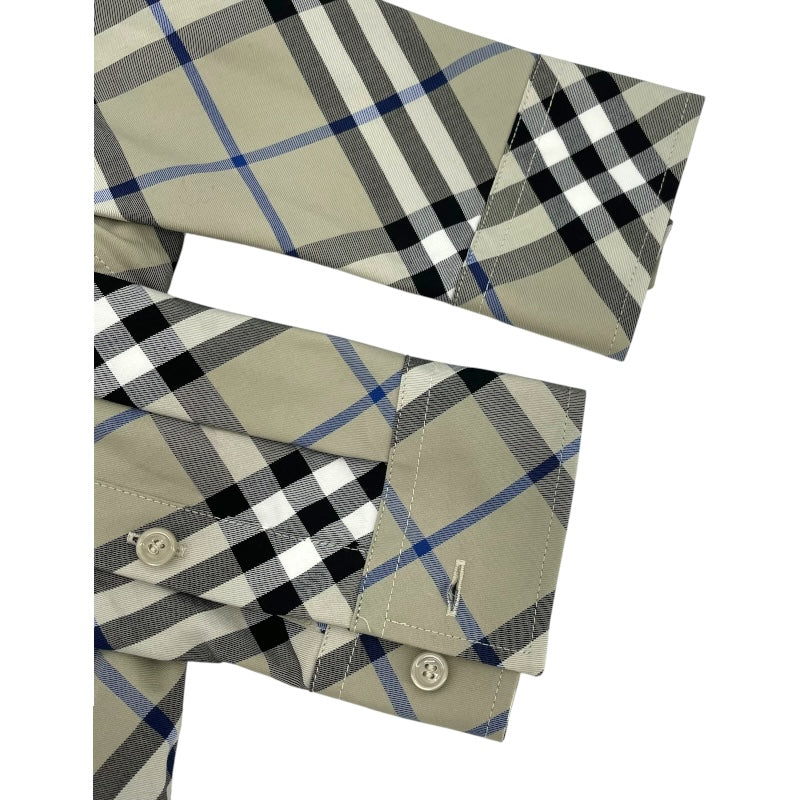 バーバリー BURBERRY チェックシャツワンピース 8090717 グレー