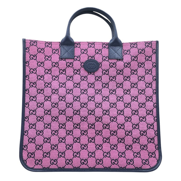 グッチ GUCCI チルドレンズトートバッグ 550763 ピンク・ネイビー GG