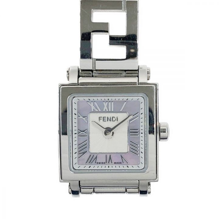 FENDI フェンディ スクエアフェイス 6000L 腕時計 ステンレススチール