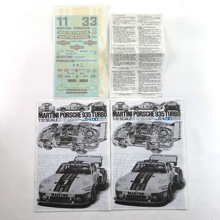 TAMIYA タミヤ 1/12 マルティーニ ポルシェ 935ターボ ディスプレイ
