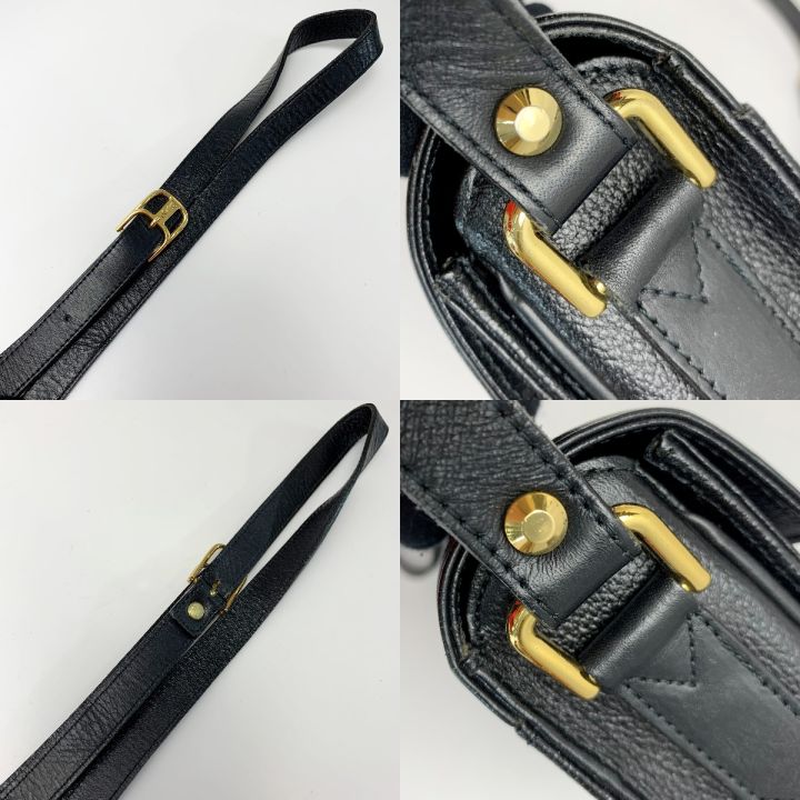 Yves Saint Laurent イブサンローラン YSLロゴ カサンドラ ブラック