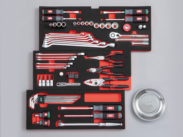 KTC 9.5sq.スタンダードセット【66点】3段3引出し） SKセール2026