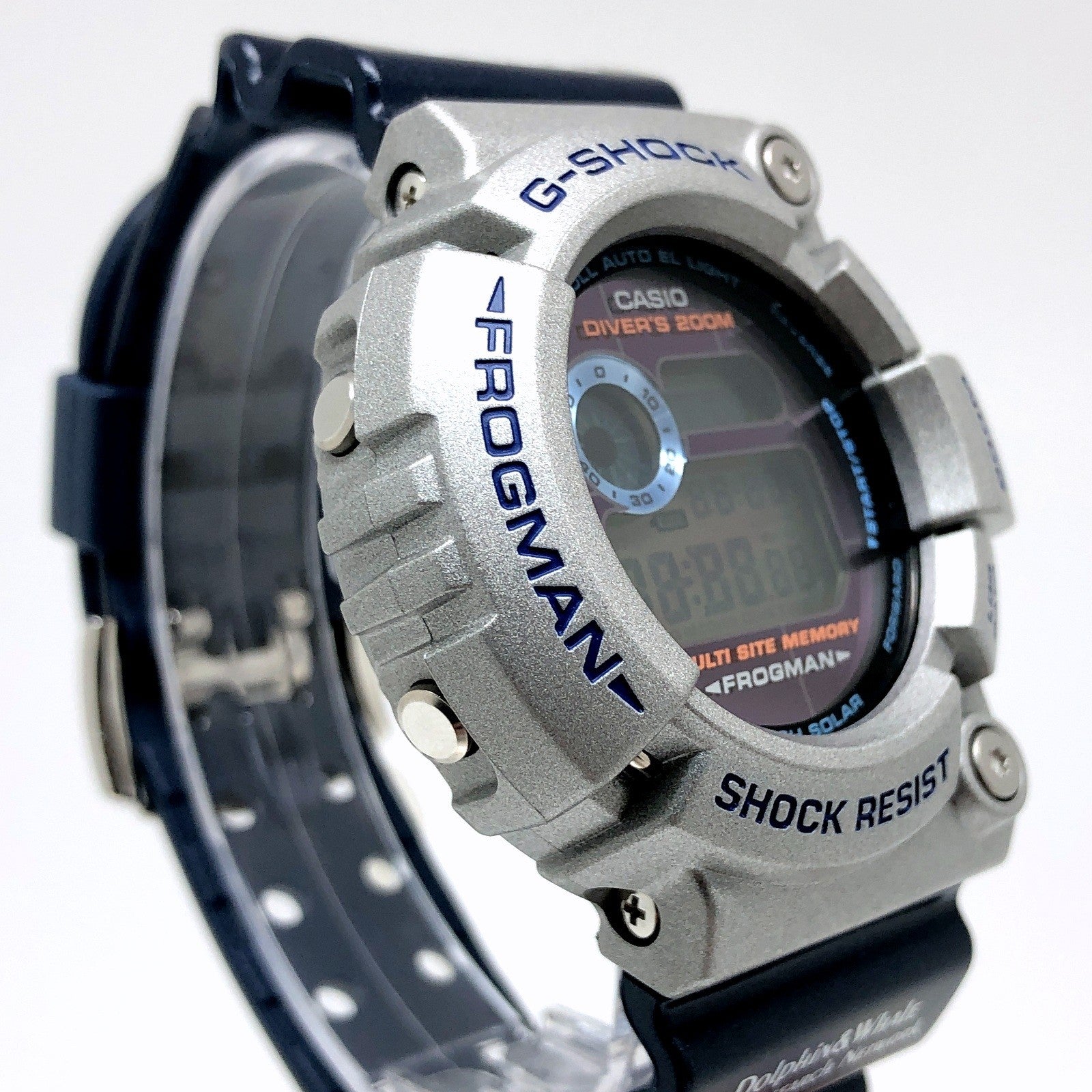 GW-200K-2 イルクジ2001 フロッグマン シルバー×ネイビー – G-BRIDGES