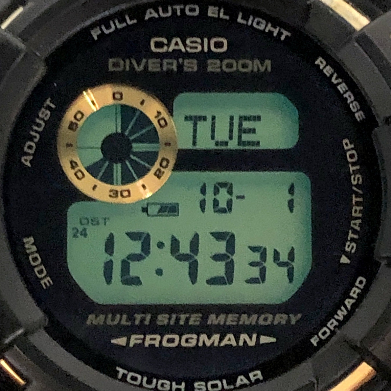 GW-225A-1 Gショック25周年記念 フロッグマン ドーンブラック – G-BRIDGES