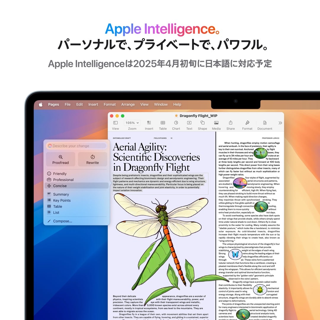 13インチMacBook Air: 10コアCPUと10コアGPUを搭載したApple M4チップ