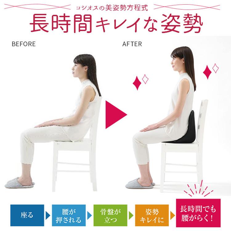 Style 骨盤・姿勢矯正クッション ブラック Style 骨盤・姿勢矯正