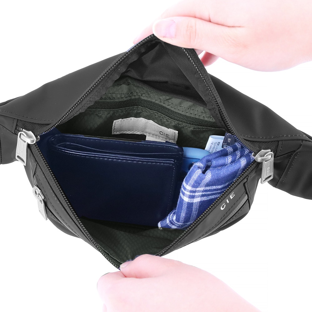 シー CIE ボディバッグ VARIOUS BODY 021806 1.ブラック -10 メンズ