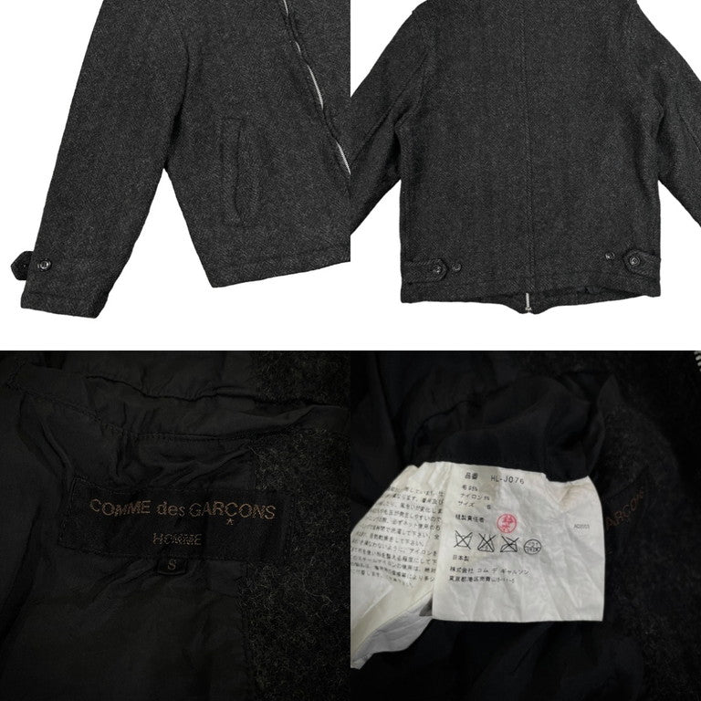 NEXT51｜D.F.L｜COMME des GARCONS HOMME 03AW Boiled wool zip-up blouson