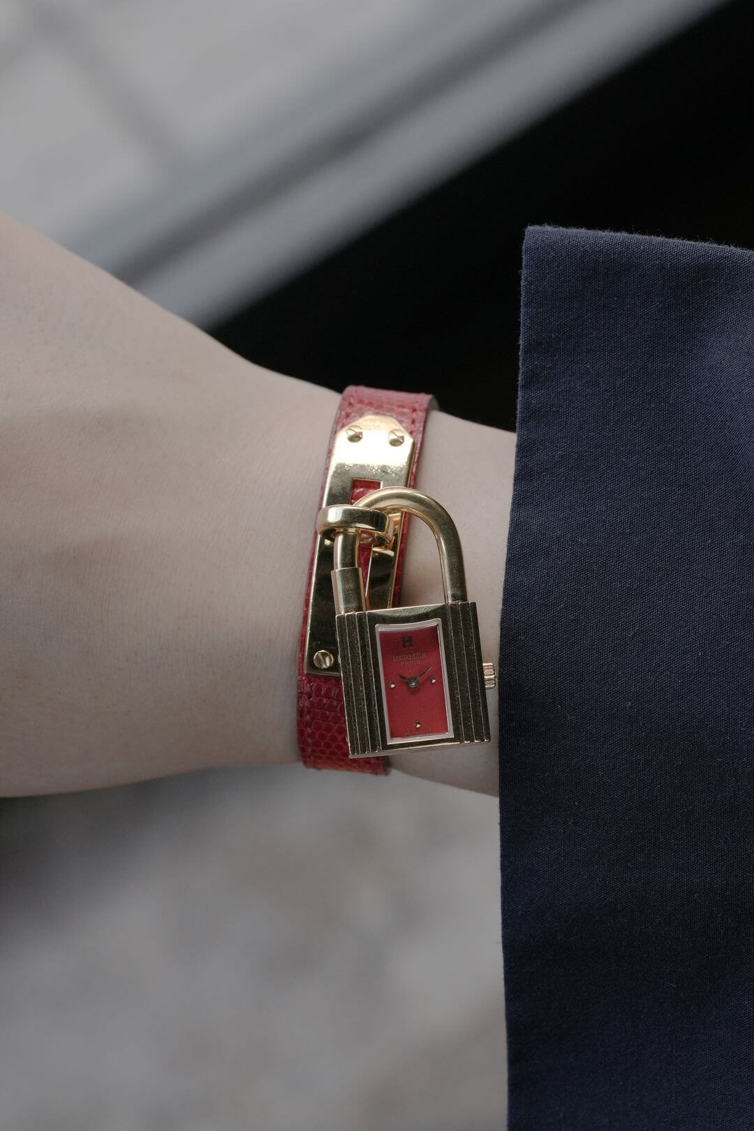 エルメス/ケリーウォッチ/レッドダイヤル/Hermes/Kelly Cadenas/Red