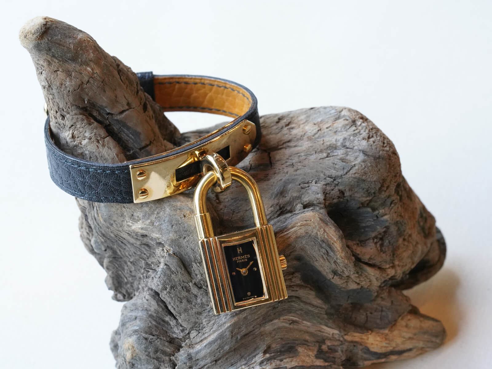 エルメス/ケリーウォッチ/ブラックダイヤル/Hermes/Kelly Cadenas