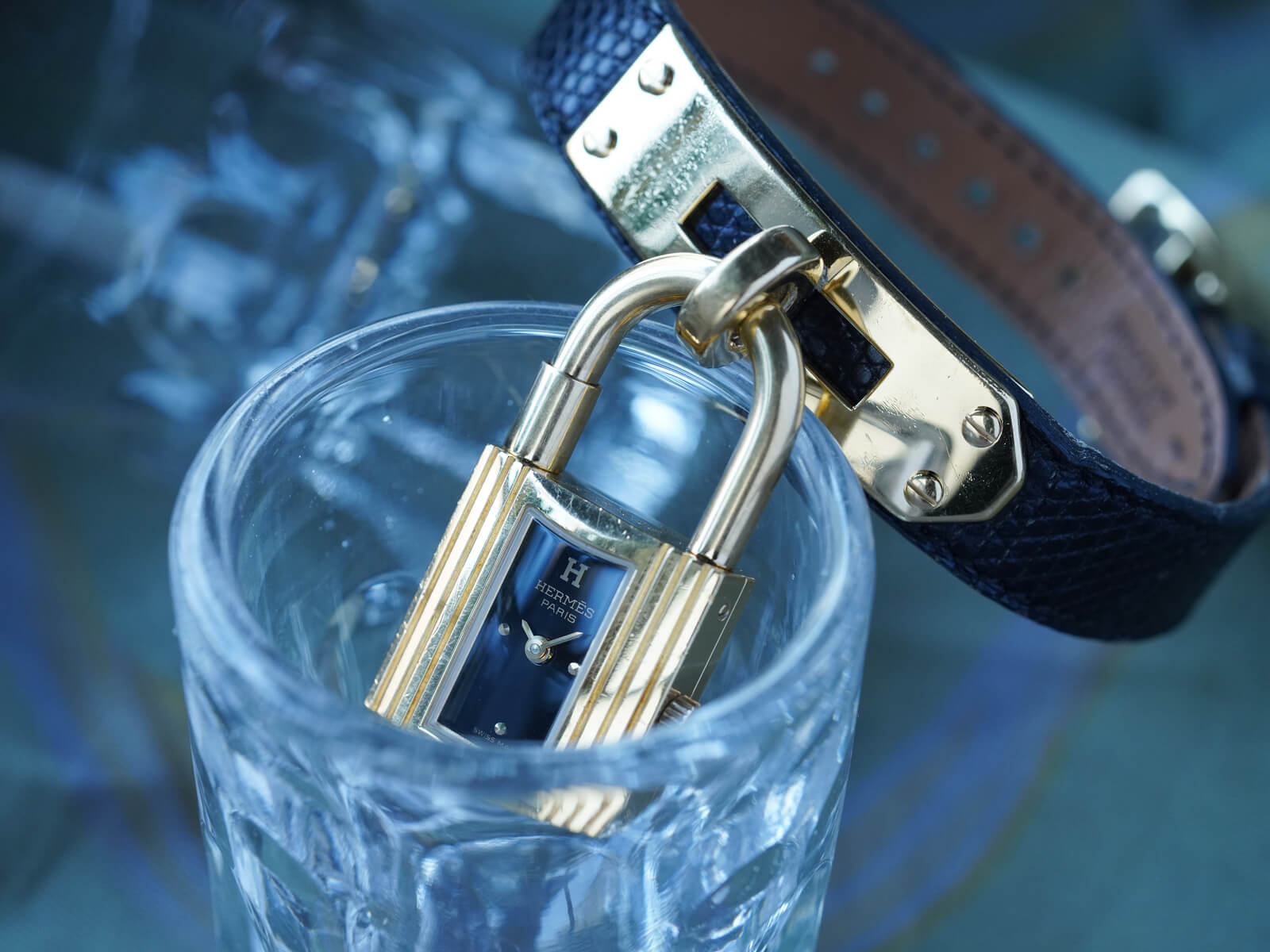 エルメス/ケリーウォッチ/ブラックダイヤル/Hermes/Kelly Cadenas