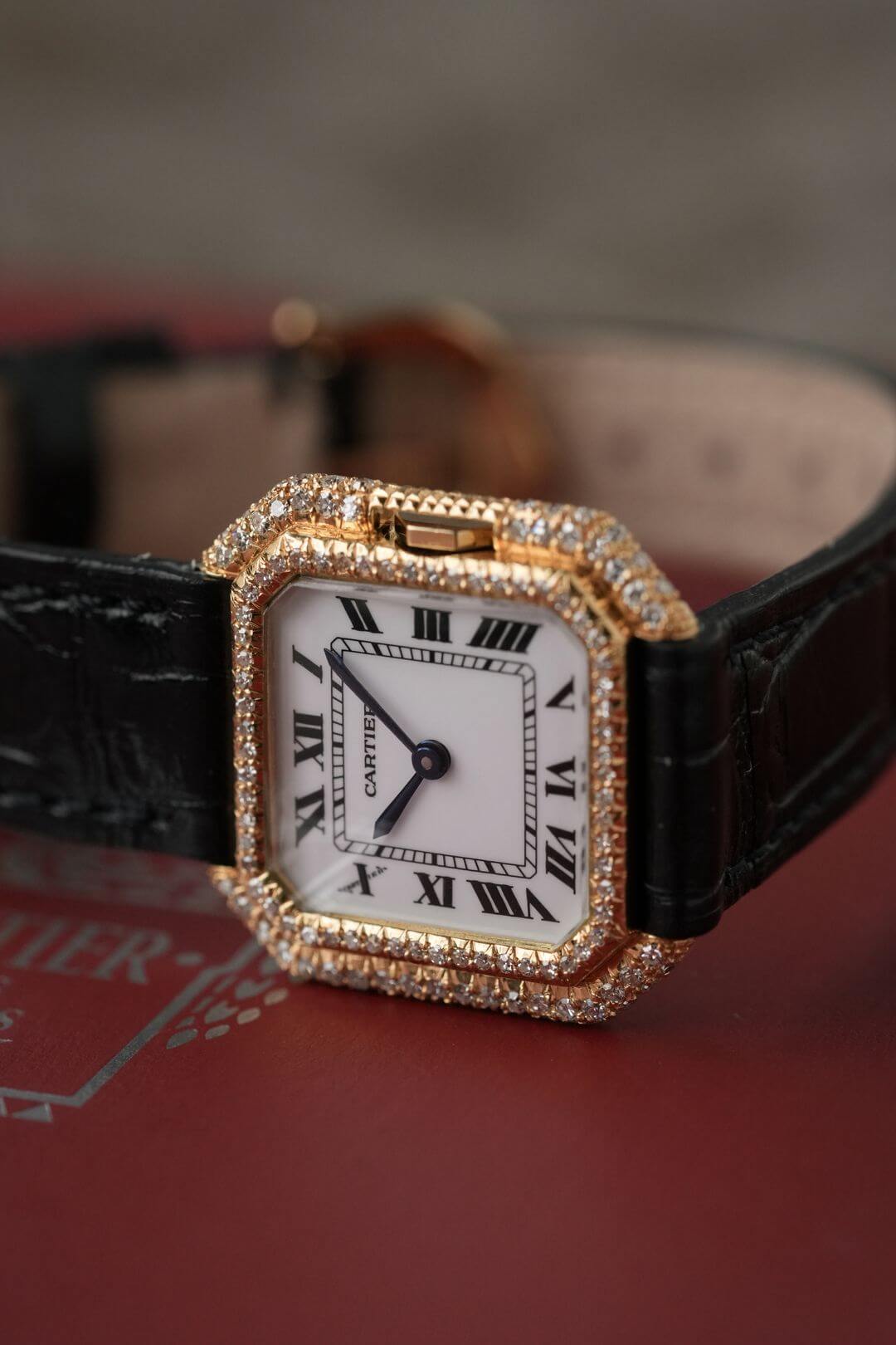 カルティエ/サンチュールSM/パヴェダイヤモンドケース/SWISS MADE