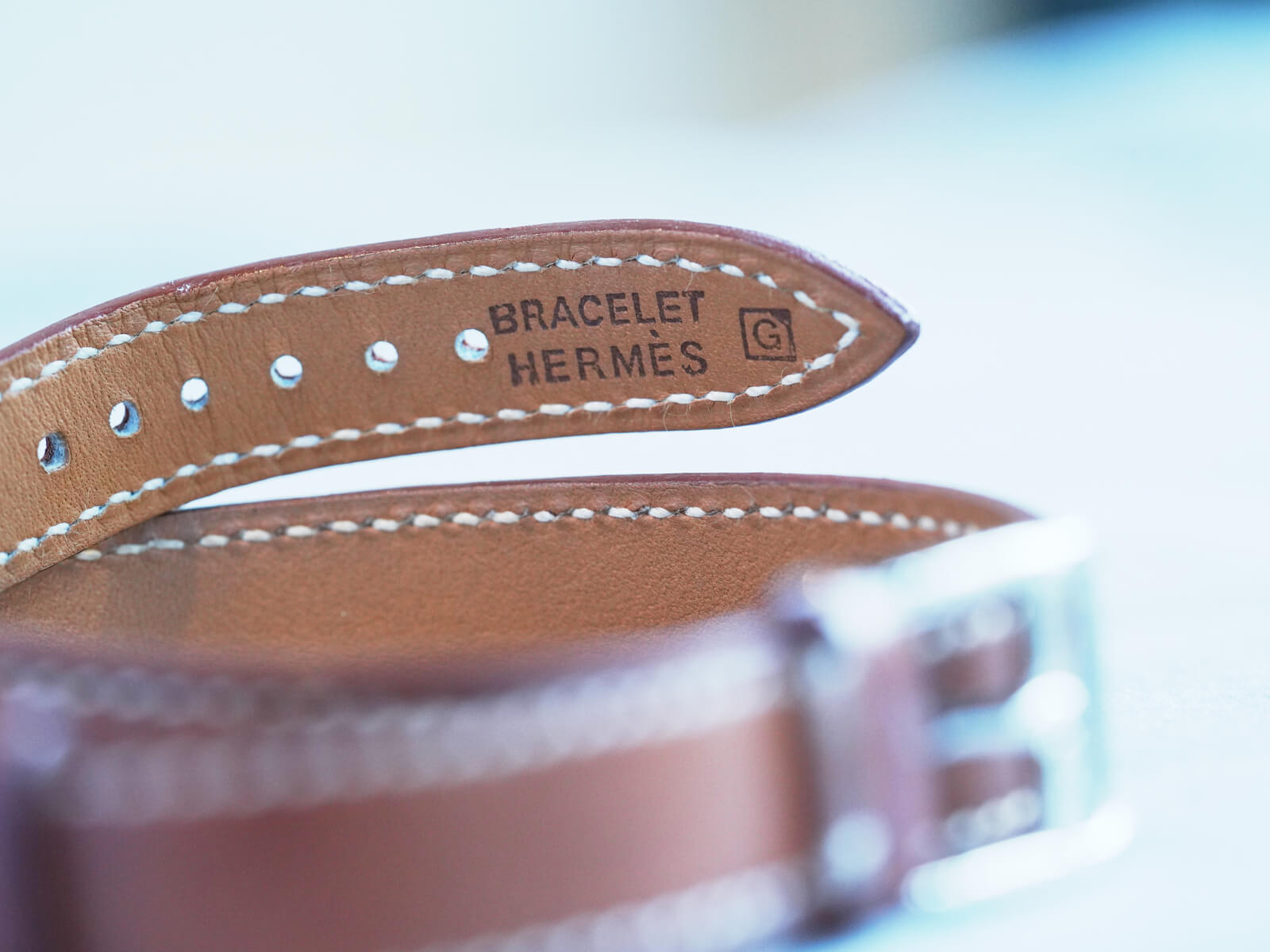 エルメス/ケリーウォッチドゥブルトゥール/シルバーダイヤル/Hermes