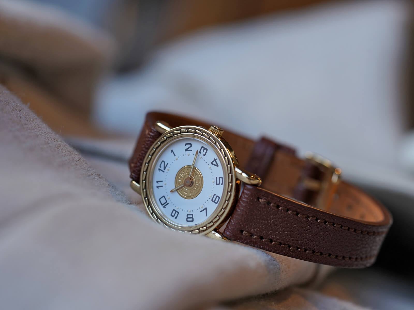 エルメス/セリエ/アラビアホワイトダイヤル/Hermes/Serie/Arabic White