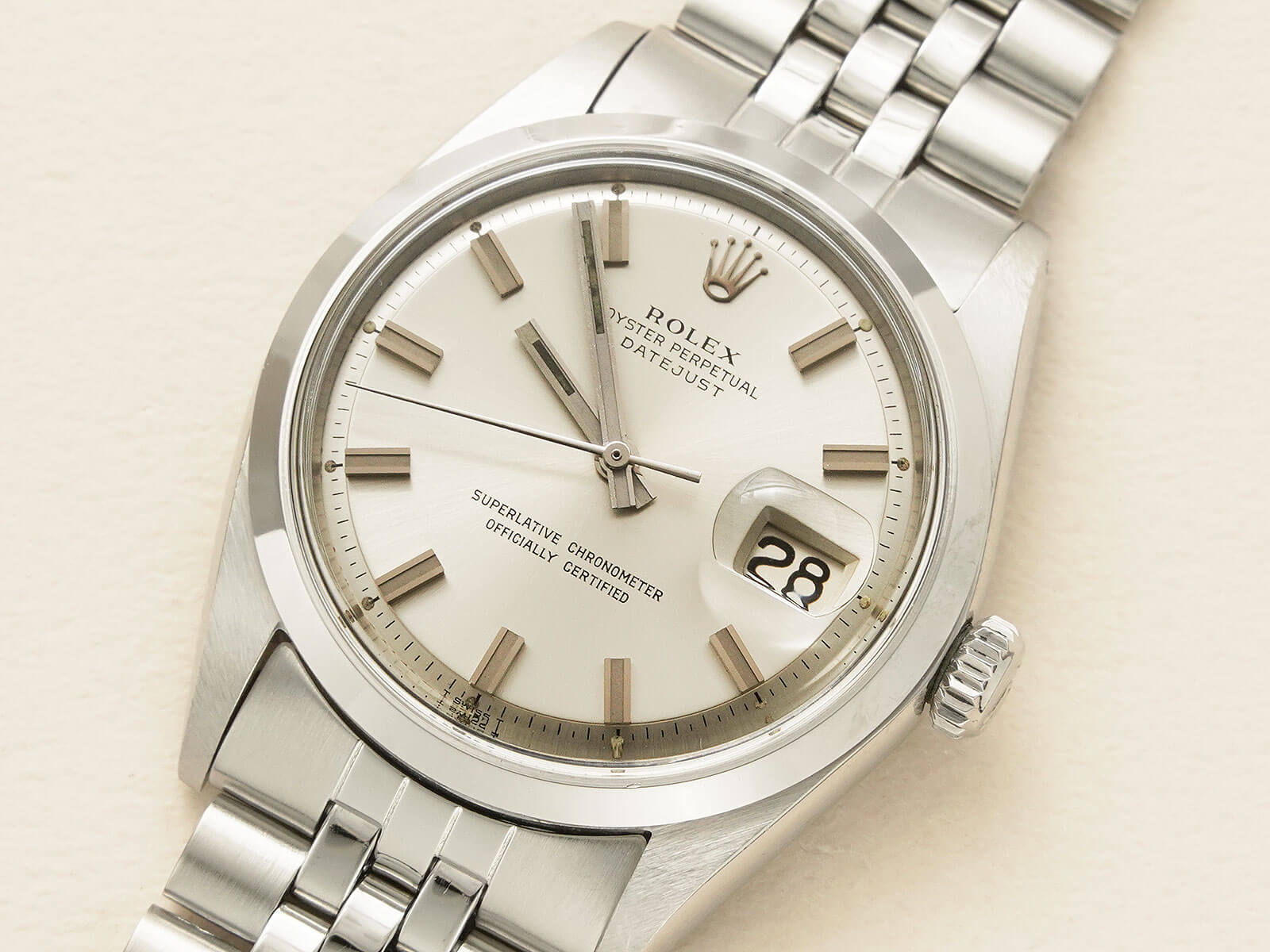 ロレックス/デイトジャスト/ワイドボーイシルバーダイヤル/クロノ