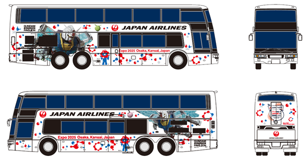 JAL×GUNDAM FLY TO THE FUTURE PROJECT」が始動！ 大阪・関西万博仕様