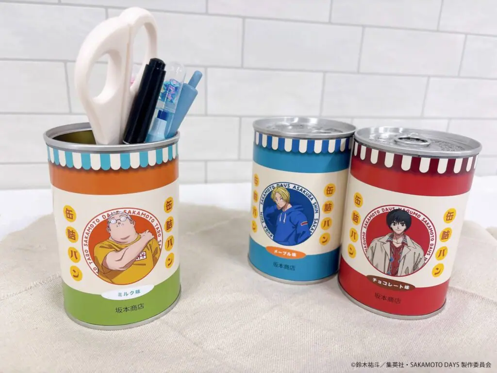 TVアニメ『SAKAMOTO DAYS』がキャラクターコラボ缶詰パン「with you
