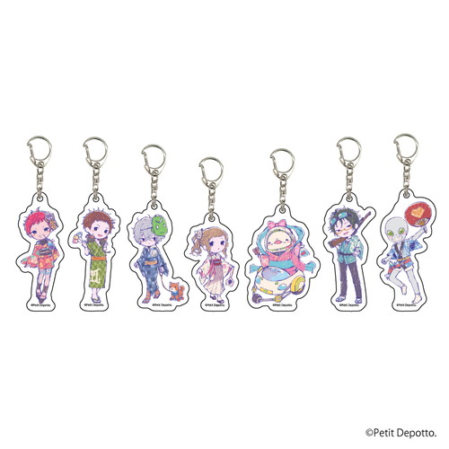 アクリルキーホルダー7個セット「グノーシア」01/BOX1 夏祭りver