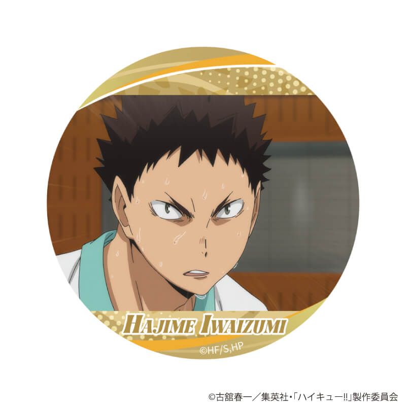 ホログラム缶バッジ(57mm)「ハイキュー!!」01/トレーディング(9種