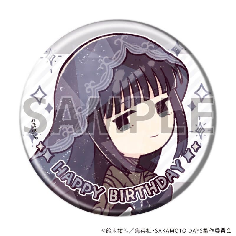 ホログラム缶バッジ(57mm)「SAKAMOTO DAYS」19/楽 誕生日ver.(グラフ
