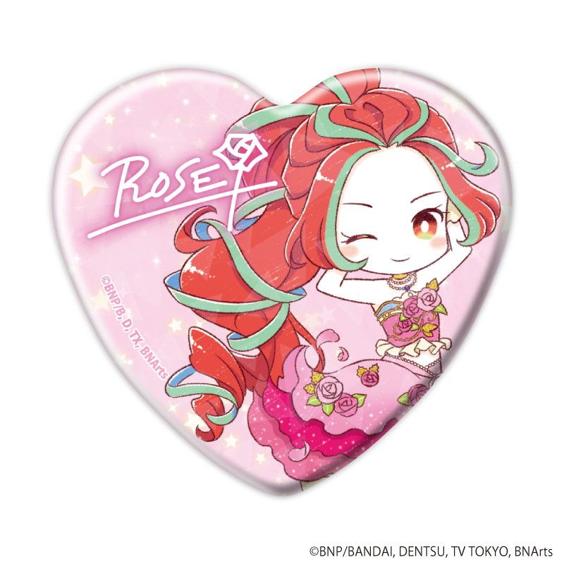 アイカツスターズ 双葉アリアハート型缶バッジアイカツスターズ 双葉