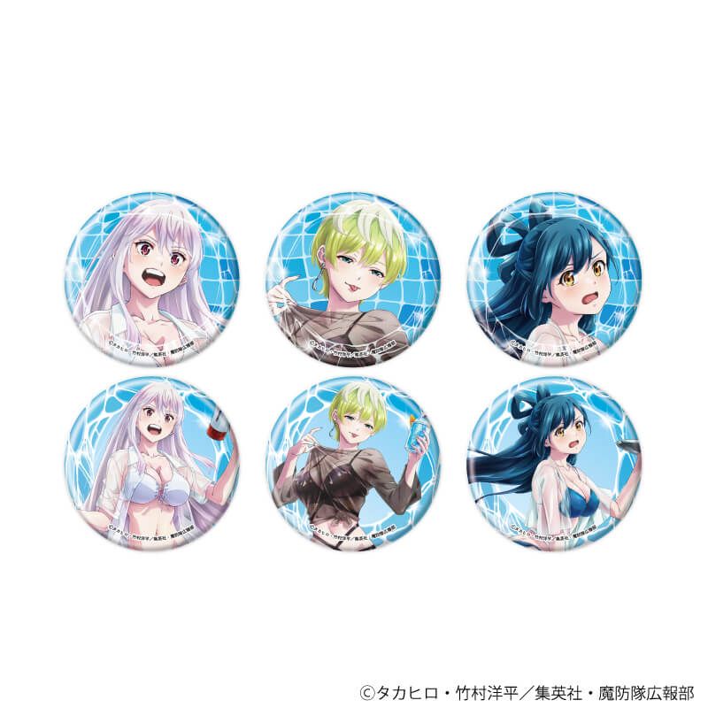 缶バッジ「TVアニメ『魔都精兵のスレイブ』」01/コンプリートBOX(全6種