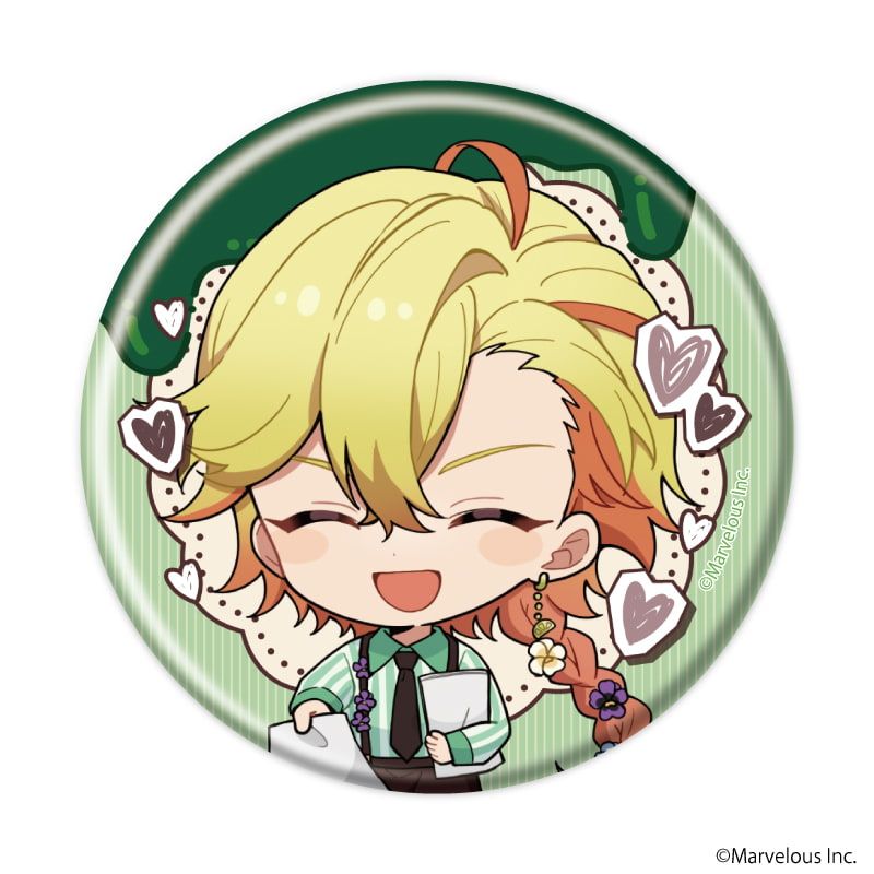 缶バッジ「千銃士:Rhodoknight」52/バレンタインver. コンプリート