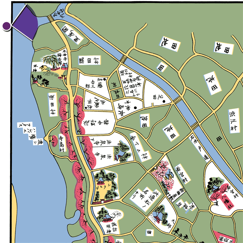 綾瀬川鐘か淵 – Ukiyo-e Prints Online Shop